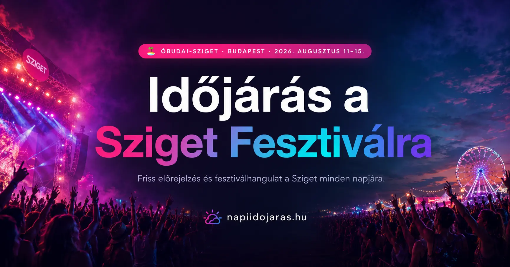 Sziget Fesztivál időjárás