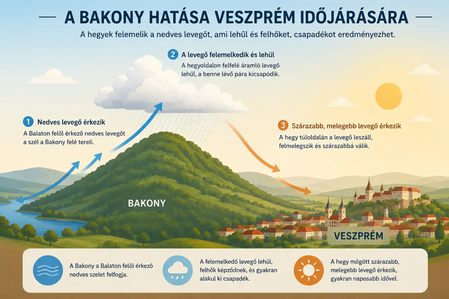Veszpr&eacute;m időj&aacute;r&aacute;sa