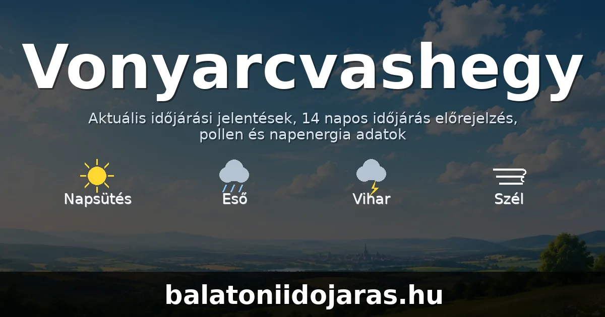 Vonyarcvashegy időjárás aktuális előrejelzés – balatoniidojaras.hu